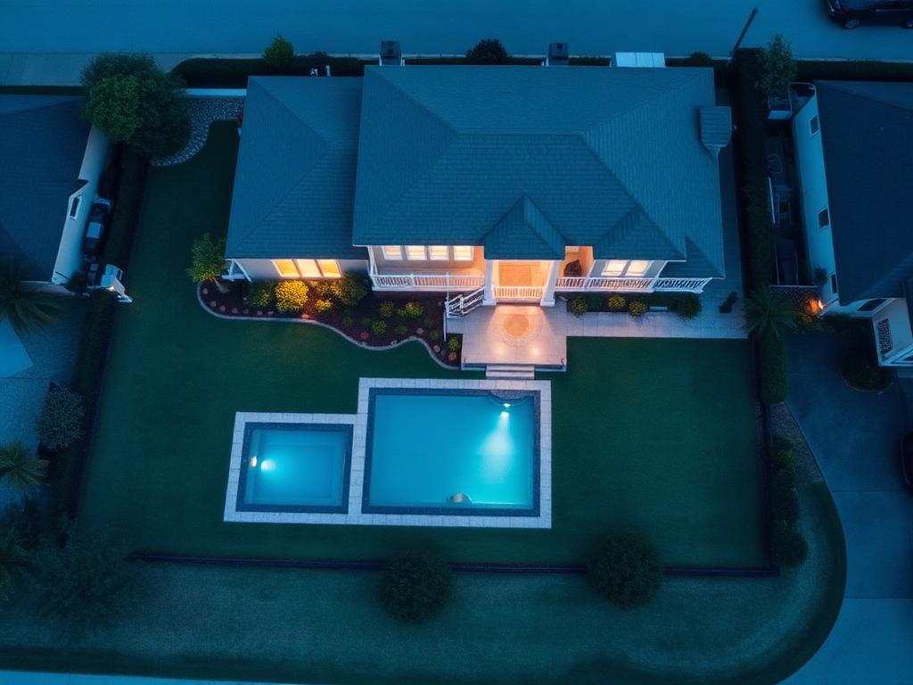 Real estate aerial example